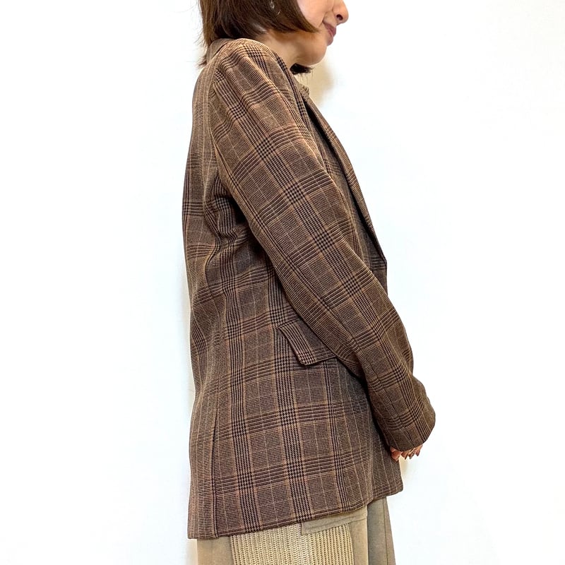 Lallia mu／ラリアムー】3wayチェックジャケットセットベスト