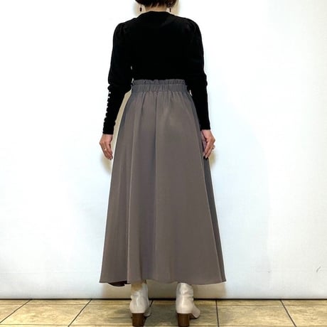 【Brahmin／ブラーミン】ダブルボタンハイウエストスカート