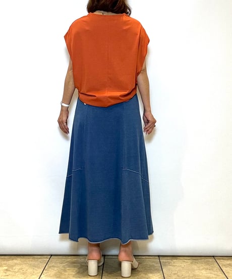 【C'EST MOIJEU／セモワージュ】カットデニムスカート