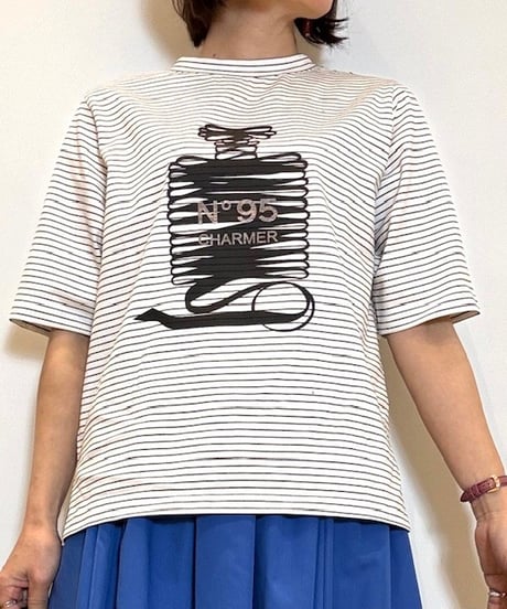 【COOMB／クーム】箔プリントロゴTシャツ