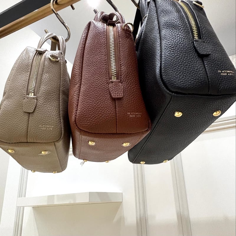 テン様 美品‪☆beaure 2wey ミニボストン シボ革 タッセルチャーム黒 Brahmin／ブラーミン】BEAURE カウレザー 2wayミニボストン