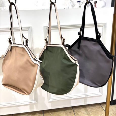 【SAN HIDEAKI MIHARA／サンヒデアキミハラ】鈴型トロンプルイユトートバッグ