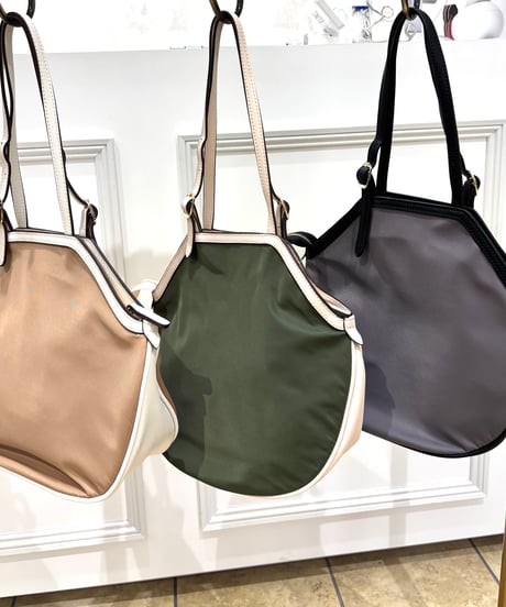 【SAN HIDEAKI MIHARA／サンヒデアキミハラ】鈴型トロンプルイユトートバッグ
