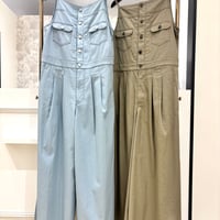【Mia asterism／ミーアアステリズム】デニム調オールインワン