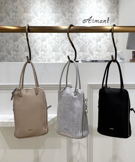 【Brahmin／ブラーミン】BEAURE カウレザー ブガッティ型2wayミニショルダー