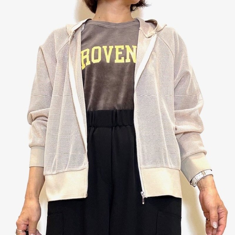 アトリエGG ニットフードカーディガン アトリエGG ニットフードカーディガン