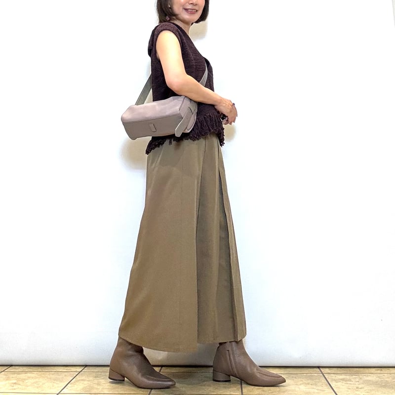 Atelier brugge／アトリエブルージュ】ボックスクロスボディバッグ