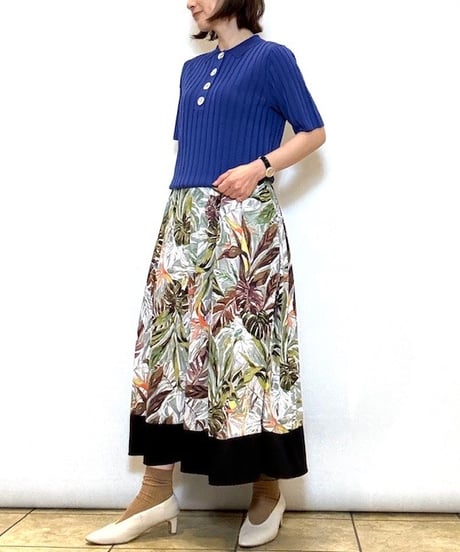 【Brahmin／ブラーミン】プリントフレアスカート