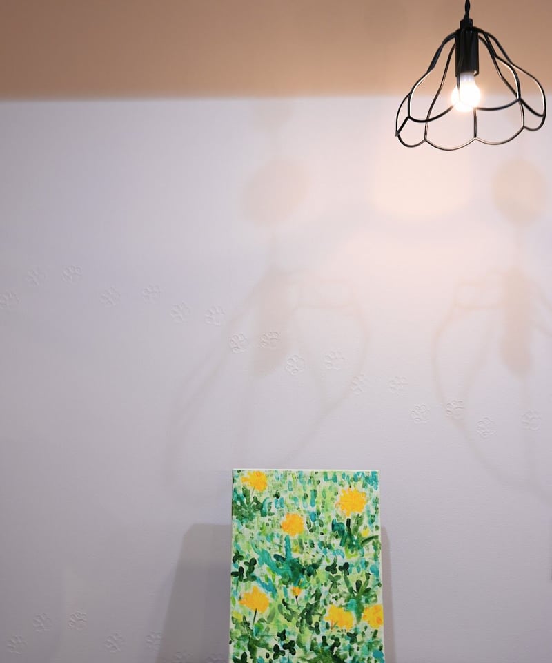 インテリアアート キャンバス画 「たんぽぽ」 | gama da gama Atelier