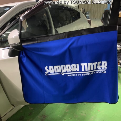 フィルム施工用　ボンネット＆トリムカバー　5点セット　SAMURAI TINTER 赤