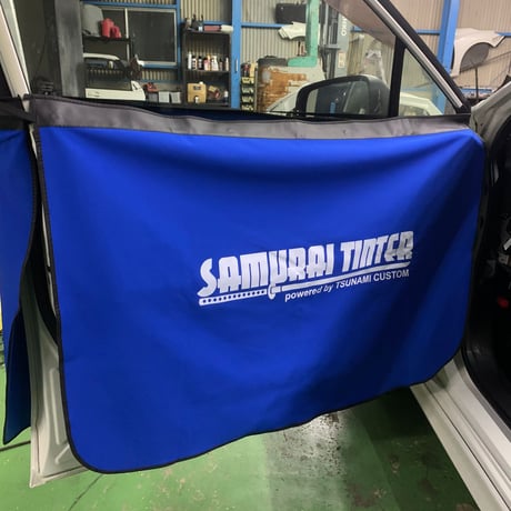 フィルム施工用　ボンネット＆トリムカバー　5点セット　SAMURAI TINTER 赤