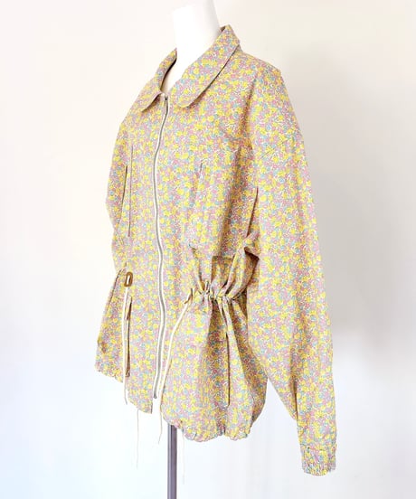 flower print jacket YELLOW