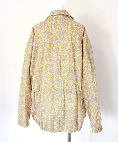 flower print jacket YELLOW