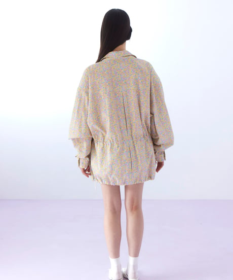 flower print jacket YELLOW