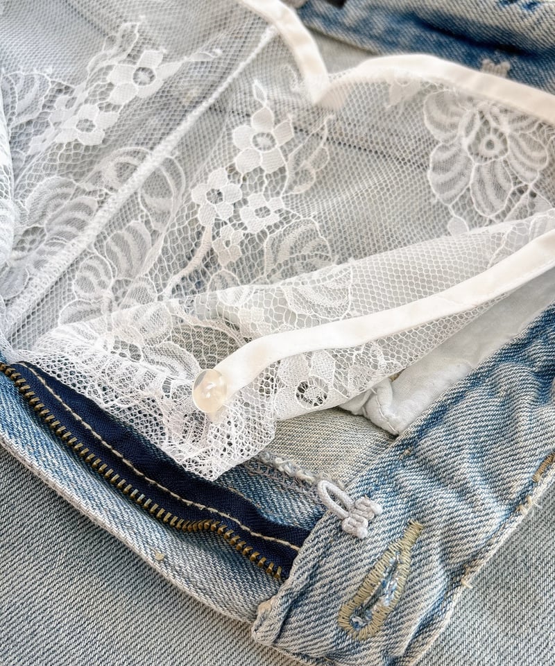パンツ Mikageshin Lace Half Pants Lace Half Pants｜MIKAGE SHIN