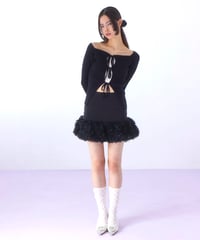 petal mini skirt