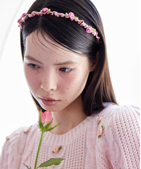 petit rose shirring cachucha PINK