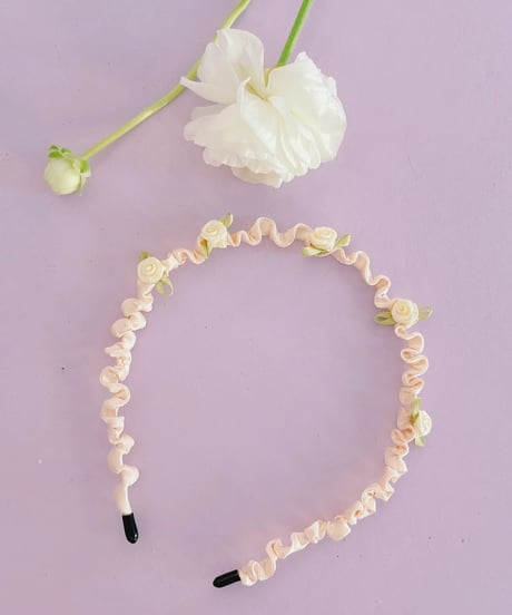 petit rose shirring cachucha IVORY