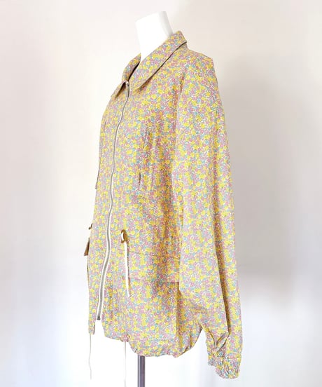 flower print jacket YELLOW