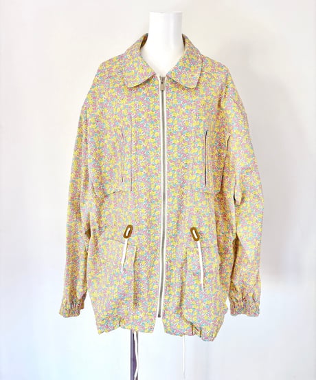 flower print jacket YELLOW