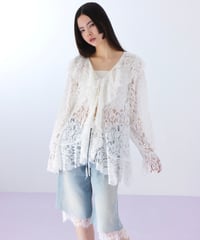 lace frill blouse | The Girls Society