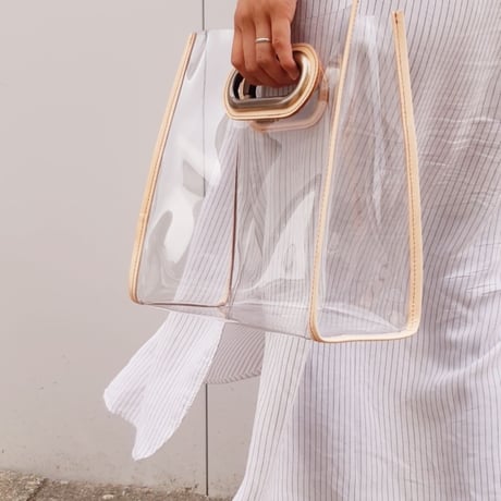 clear bag(clear×nume leather)