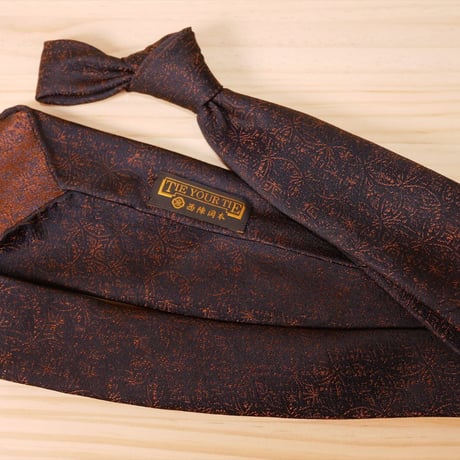 TIE YOUR TIE×西陣岡本　セッテピエゲ　無金　七宝華紋 A Seven treasures Ａ