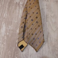 TIE YOUR TIE×西陣岡本　セッテピエゲ　ストライプ＆フラワー紋様　J　白茶青紺/ Stripe & Flower J