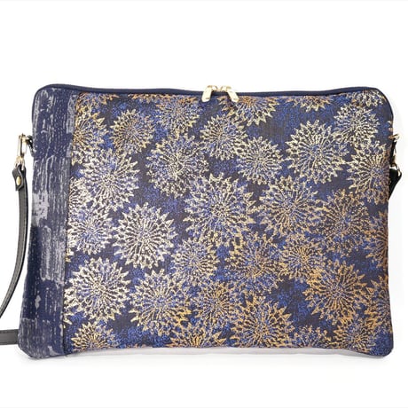 SUI Plus Bags　しかくバッグ（13インチPCバッグ）　No.6　古都唐花　一点物
