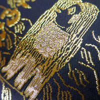 西陣織 妖怪アマビエ様 青バージョン 家内安全、無病息災、疫病退散