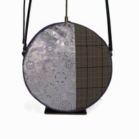SUI Plus Bags　まんまるバッグ　No.27　雪輪紋様　一点物