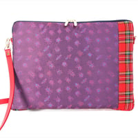 SUI Plus Bags　しかくバッグ（13インチPCバッグ）　No.22　24insects紋様　一点物