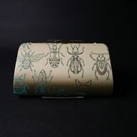 全正絹 西陣織 金襴　Insect　虫紋様　クラッチバッグC