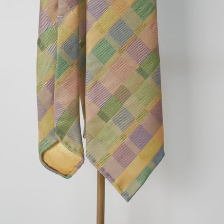TIE YOUR TIE×西陣岡本　セッテピエゲ　格子 C Check Ｃ