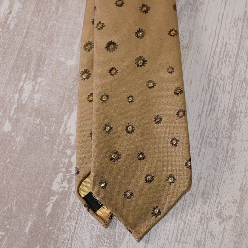 としぶー TIE YOUR TIEマルチストライプタイ　ゴールド×ピンク としぶー 様専用TIE YOUR TIEマルチストライプタイ ゴールド