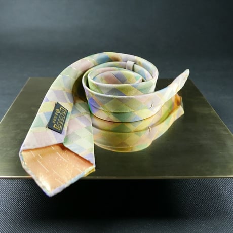 TIE YOUR TIE×西陣岡本　セッテピエゲ　格子 C Check Ｃ