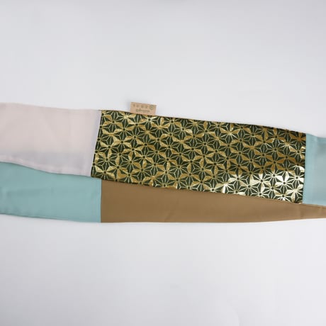 きらめくターバン　Live Turban　ニシジーナ＆ニシジーノ　緑地　麻の葉紋様　42