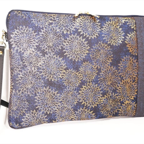 SUI Plus Bags　しかくバッグ（13インチPCバッグ）　No.8　古都唐花　一点物