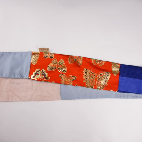 きらめくターバン　Live Turban　ニシジーナ＆ニシジーノ 蝶紋様　朱24