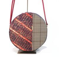 SUI Plus Bags　まんまるバッグ　No.10　ネオン紋様　一点物