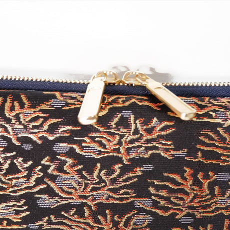 SUI Plus Bags　しかくバッグ（13インチPCバッグ）　No.18　珊瑚紋様　一点物