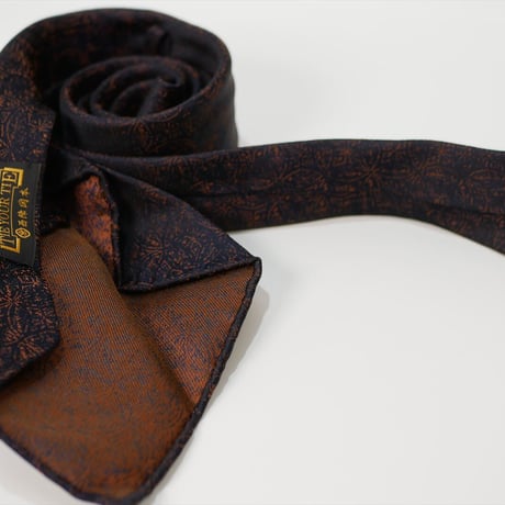 TIE YOUR TIE×西陣岡本　セッテピエゲ　無金　七宝華紋 A Seven treasures Ａ