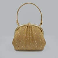 全正絹 西陣織 金襴 羽重ね紋様 クラッチバッグB | 西陣岡本