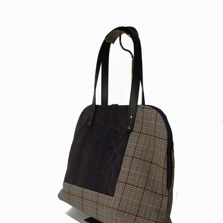 SUI Plus Bags　ラウンドトートバッグ　No.19　パイソン紋様　一点物