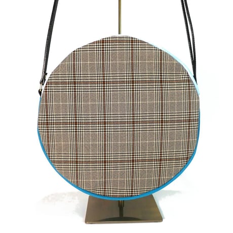 SUI Plus Bags　まんまるバッグ　No.6　雪輪紋様　一点物