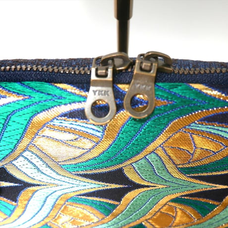 SUI Plus Bags　ラウンドトートバッグ　No.14　つばめ矢紋様　一点物