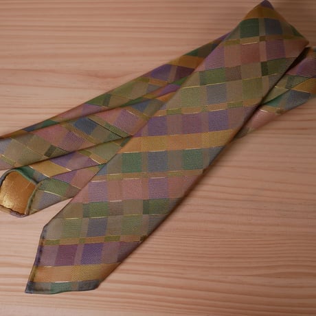 TIE YOUR TIE×西陣岡本　セッテピエゲ　格子 C Check Ｃ