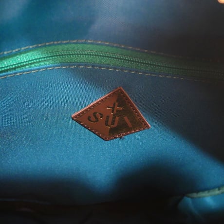 SUI Plus Bags　まんまるバッグ　No.28　水玉紋様　一点物