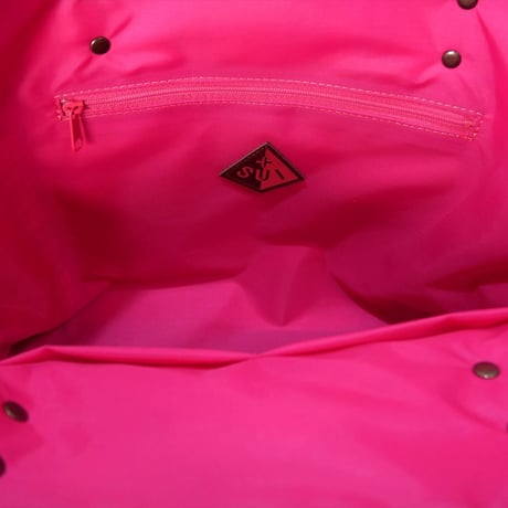 SUI Plus Bags　ラウンドトートバッグ　No.28　三階菱紋様　一点物