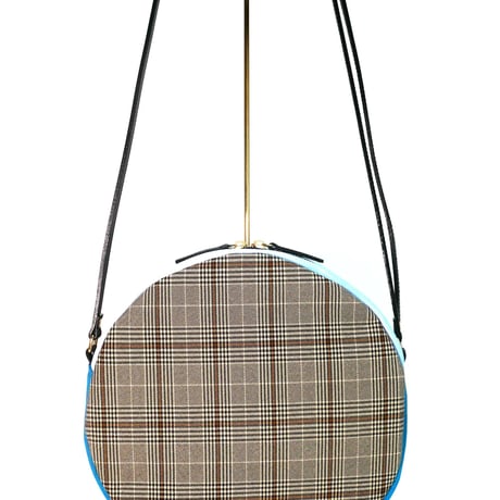 SUI Plus Bags　まんまるバッグ　No.6　雪輪紋様　一点物